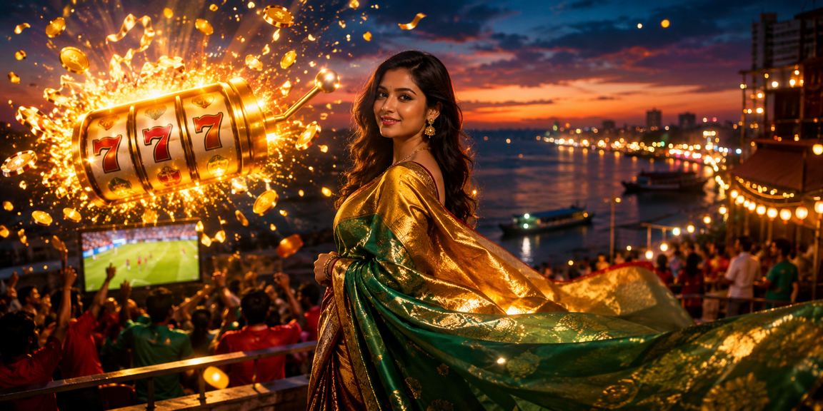 সিলেটে স্লট গেম শাড়ি পরিহিতা